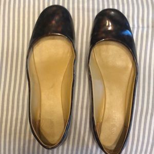Tortoise shell printed Nine West ballet flats